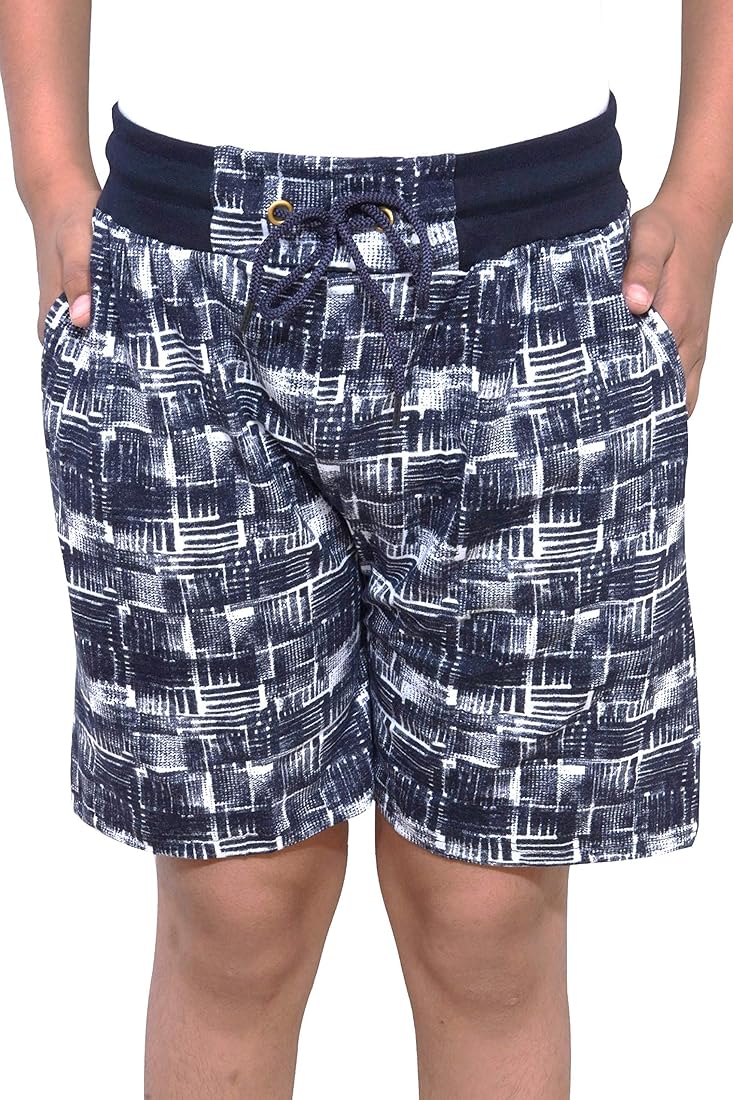 GL SAFARI Men's Half Pants Cotton Printed Shorts for Gym Yoga